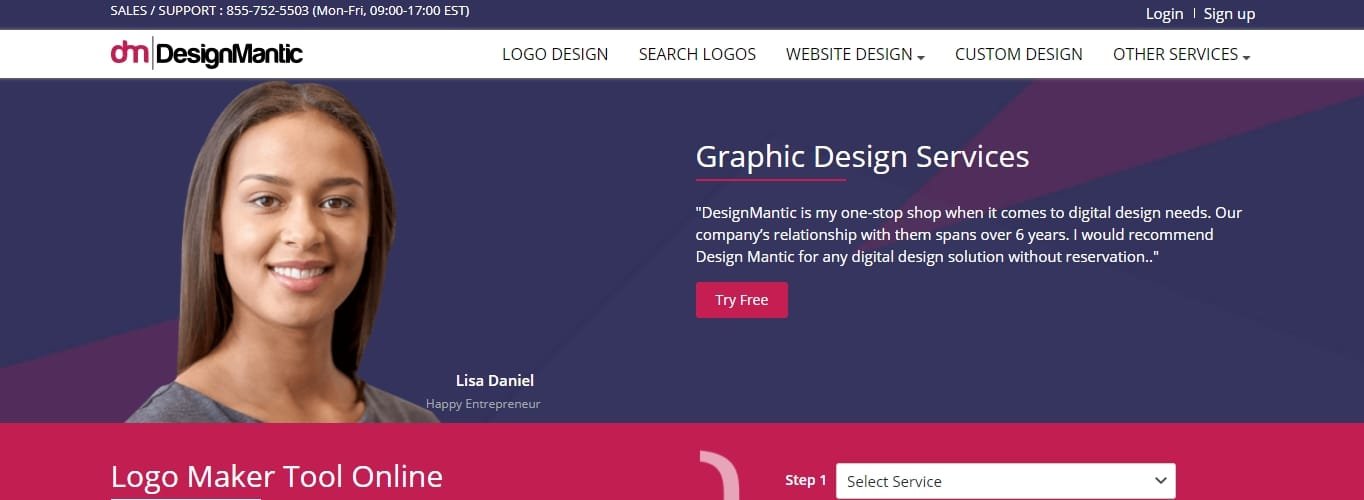 إنشاء لوجو احترافي باستخدام Designmantic
