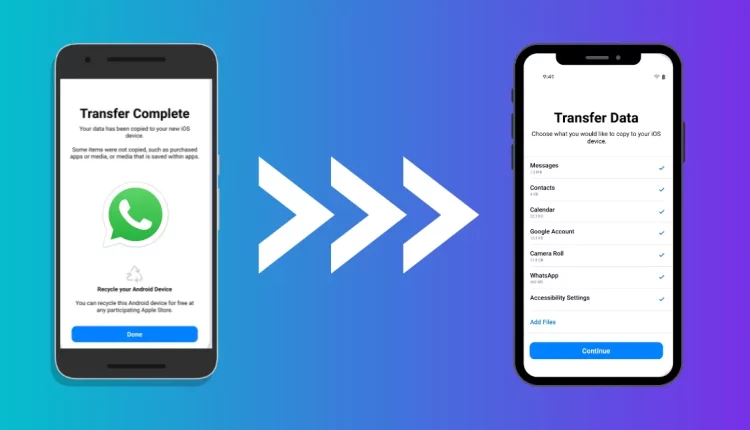 نقل الواتساب من اندرويد